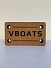 Кранец VBOATS (Цвет черный-коричневый)