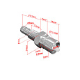 Адаптер топливный SUNFINE для моторов TOHATSU, 8мм, 3B2-70260-1