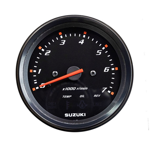 Тахометр 4", 7000 об/мин, Suzuki DF25A-250, черный