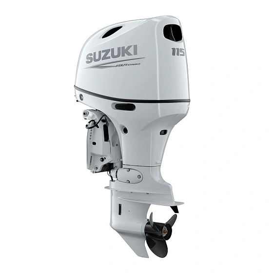 Лодочный мотор Suzuki DF115 BTL белый