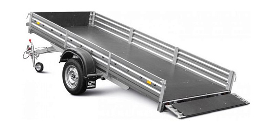 Прицеп для перевозки снегоходов и квадроциклов