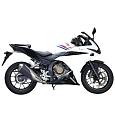 Мотоцикл Honda CBR400R черно-белый Мотоцикл Honda CBR400R черно-белый