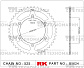 Звезда для мотоцикла ведомая B5624-39
