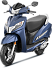 Скутер Honda ACTIVA 125СС синий