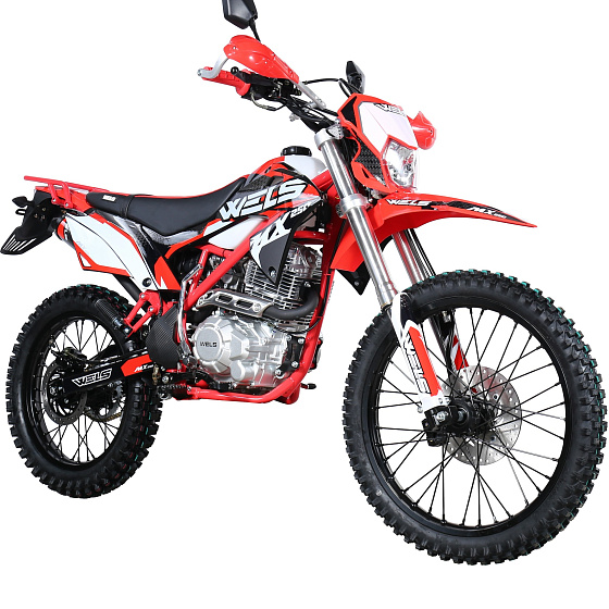 Мотоцикл Wels X5 300 Enduro красный Мотоцикл Wels X5 300 Enduro красный