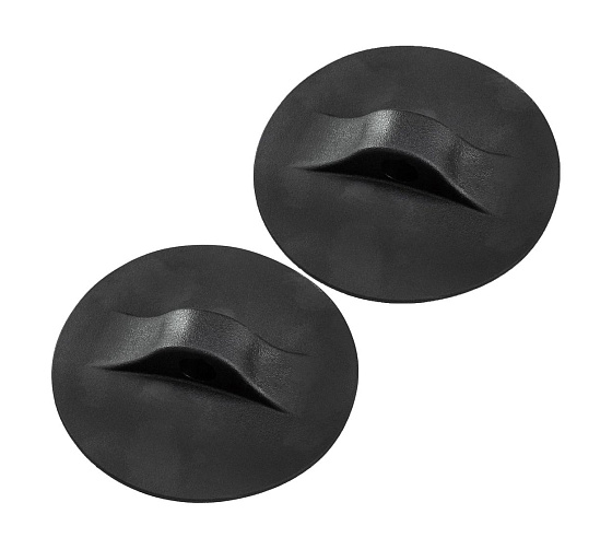 Крепление леера, D 136мм, черное, 2 шт