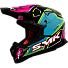 Шлем SMK ALLTERRA MAVERIX, цвет розовый/голубой/желтый (L)