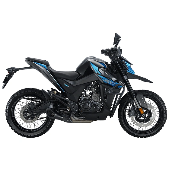 Мотоцикл Zontes ZT200-U1 черный/синий Мотоцикл Zontes ZT200-U1 черный/синий