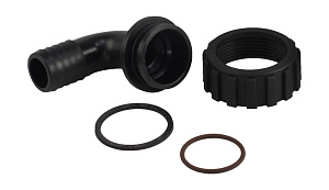 Патрубок заливной горловины бака для подключения топливного шланга д. 25 мм