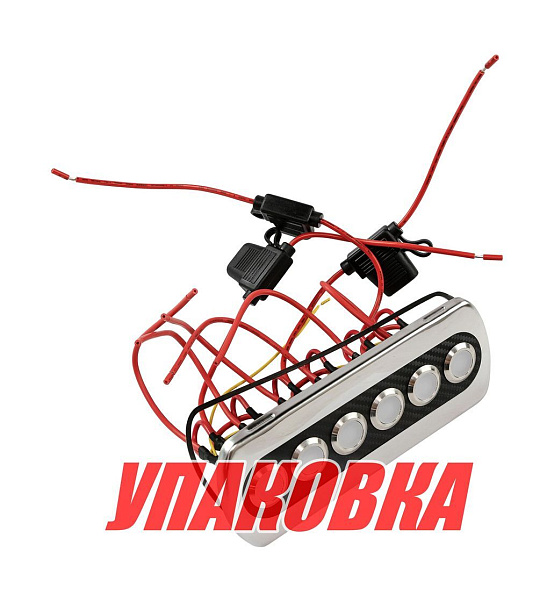 Панель бортового питания, 6 кнопок (упаковка из 3 шт.)