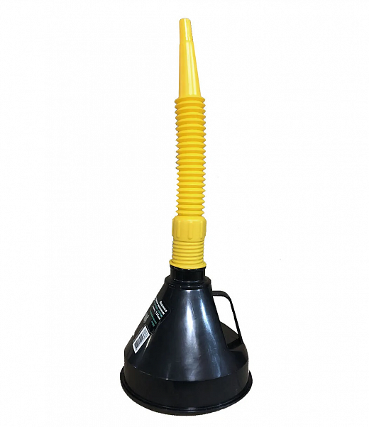 Воронка для ГСМ OKTAN, 160мм черно-желтая