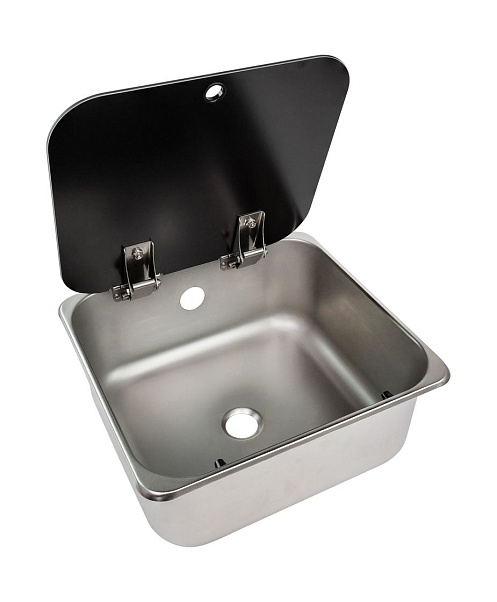 Мойка квадратная, стеклянная крышка, Marine Rocket Мойка квадратная, стеклянная крышка, Marine Rocket