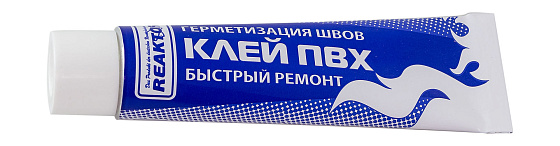 Клей ПВХ, бесцветный, 30мл, Reaktor