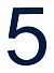 Знак номера 5, синий Знак номера 5, синий