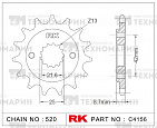 Звезда для мотоцикла ведущая C4156-17