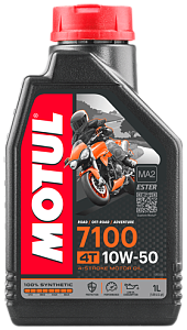 Масло моторное 4-х тактное для мотоциклов Motul 7100 4T SAE 10W50 1л