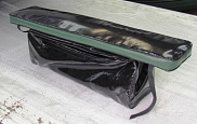 Накладка с сумкой на сидение S-310 (SL-310), S-330 (SL-330) (черно-зеленый)