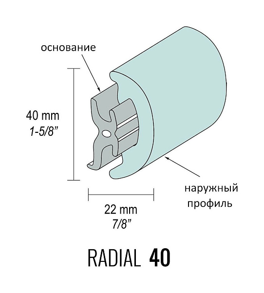 Основание привального бруса