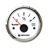 Указатель уровня пресной воды 240-33 Ом (US), белый циферблат, нержавеющий ободок, д. 52 мм, Marine