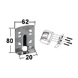 Кронштейн 80х62х20 мм крепления огней (для 006113) Кронштейн 80х62х20 мм крепления огней (для 006113)