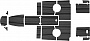Комплект палубного покрытия для Феникс 510BR, тик черный, Marine Rocket