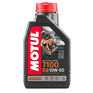 Масло моторное 4-х тактное для мотоциклов Motul 7100 4T SAE 10W50 1л
