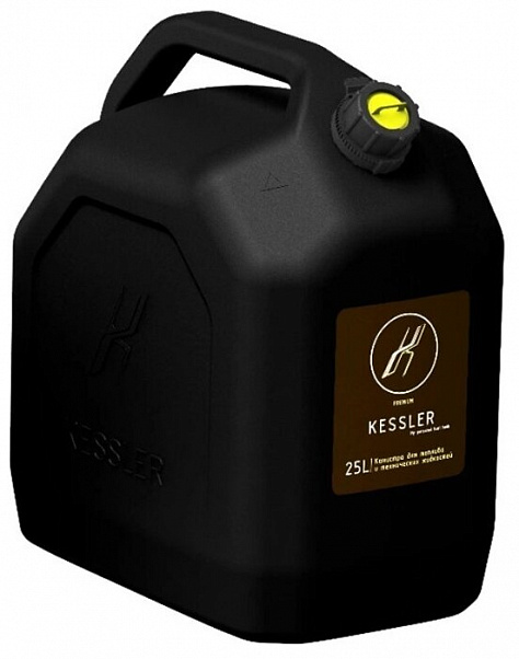 Канистра для ГСМ 25л черная KESSLER Канистра для ГСМ 25л черная KESSLER