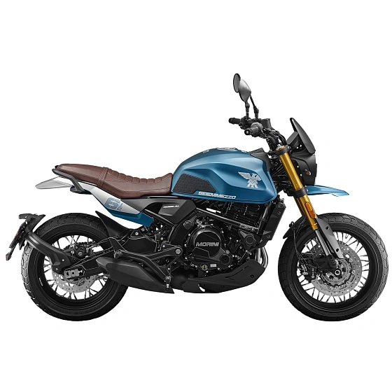 Мотоцикл Moto Мorini SEIEMMEZZO SCR синий Мотоцикл Moto Мorini SEIEMMEZZO SCR синий