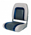 Кресло мягкое складное Special, обивка винил, цвет серый/синий/угольный, Marine Rocket