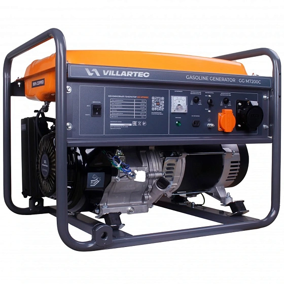 Генератор бензиновый Villartec GGM7200С Генератор бензиновый Villartec GGM7200С