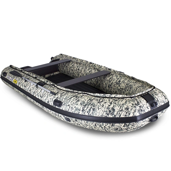 Лодка ПВХ Solar-420 JET с тоннелем пиксель