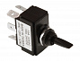 Тумблер трехпозиционный (ON)-OFF-(ON) 12В/15А 6P Тумблер трехпозиционный (ON)-OFF-(ON) 12В/15А 6P