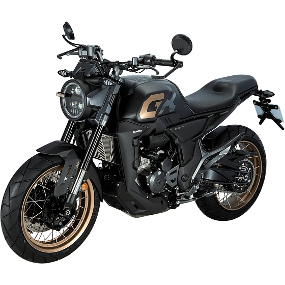 Мотоцикл Zontes ZT350-GK черный/золотой Мотоцикл Zontes ZT350-GK черный/золотой
