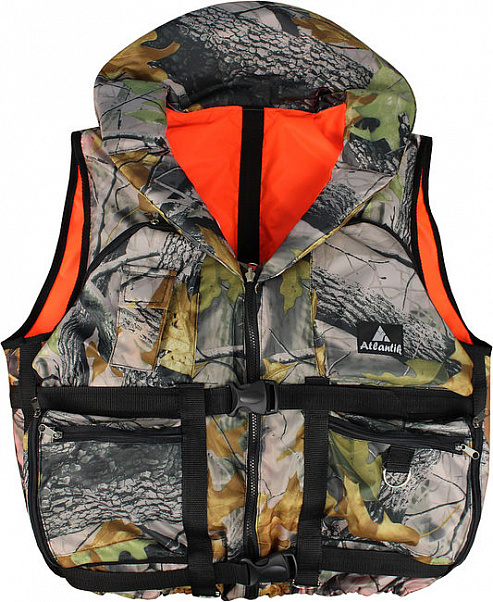 Жилет спасательный Пират+  до 140 кг, осенний лес