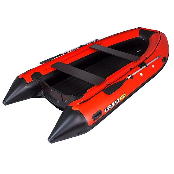 Лодка ПВХ Solar Максима-420К красный