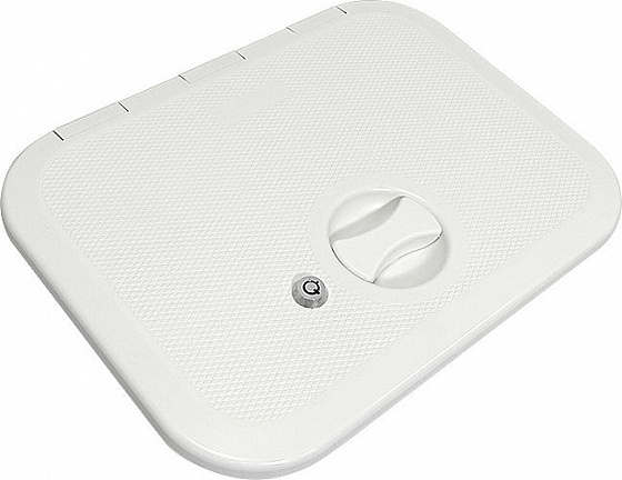 Люк смотровой 280х375 мм с замком, белый