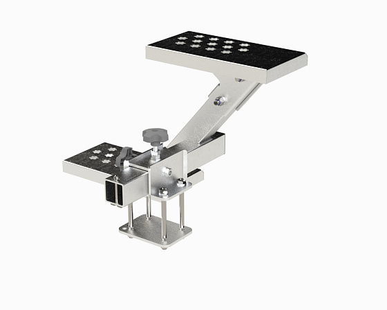 Лестница выдвижная на боковую часть прицепа (левая) Praktik.pro