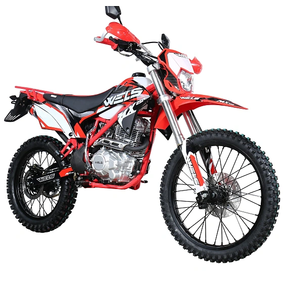 Мотоцикл Wels X5 300 Enduro красный Мотоцикл Wels X5 300 Enduro красный