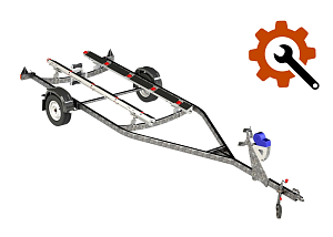 Роликовая система мех.для прицепов МЗСА 81771С.101, 81771D.101, 81771G/3G 011