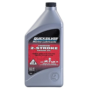 Масло для 2-х тактных лодочных моторов Quicksilver TC-W3 Premium 1л (замена на 8M0230940)