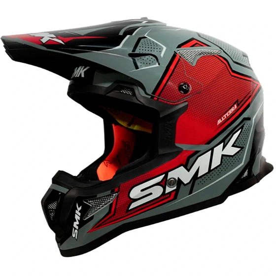 Шлем SMK ALLTERRA MAVERIX, цвет серый/красный (2XL) Шлем SMK ALLTERRA MAVERIX, цвет серый/красный (2XL)