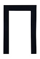 Знак номера п, черный