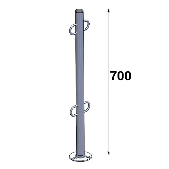 Стойка леерная 700 мм Стойка леерная 700 мм