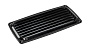 Решетка воздухозаборника 200x100 мм, цвет черный