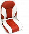 Сиденье мягкое складное Cruistyle III High Back Boat Seat, бело-красное