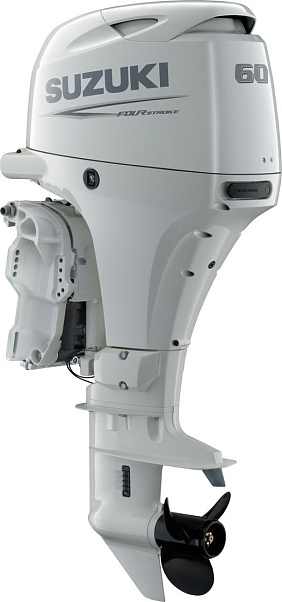 Лодочный мотор Suzuki DF60ATL белый Лодочный мотор Suzuki DF60ATL белый