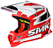 Шлем SMK ALLTERRA X-THROTTLE, цвет красный/белый (M)