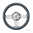 Рулевое колесо Osculati, диаметр 350 мм, цвет черный (имитация карбона)