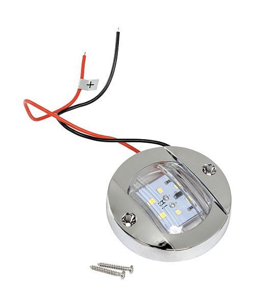 Огонь кормовой круглый, хромированный, Marine Rocket