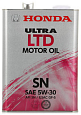 Honda 5W30 (4л) ULTRA LTD SP